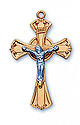 Pendant-Crucifix Two-Tone