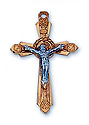 Pendant-Crucifix Two-Tone