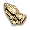 Pin-Praying Hands, Gold