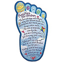 Plaque-Footprints For Children