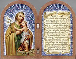 Plaque-St Joseph Diptych