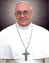 Poster-Pope Francis, Formal, Unframed,  8" X 10