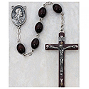 Rosary-Brown Wood