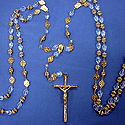 Rosary-Crystal Lasso-Gold