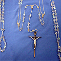 Rosary-Crystal Lasso-Silver