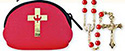 Rosary-Red With Case