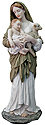 Statue-Madonna & Child with Lamb-12"