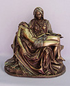 Statue-Pieta-10" Bronzed Resin