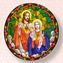 Sticker-Jesus & Mary