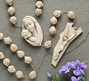 Wall Rosary-Tan