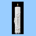 Wedding Candle-Matrimony, Silver