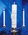 Wedding Candle-Side, White